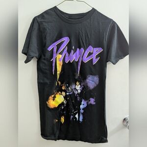 Prince Black and Purple Graphic T-Shirt